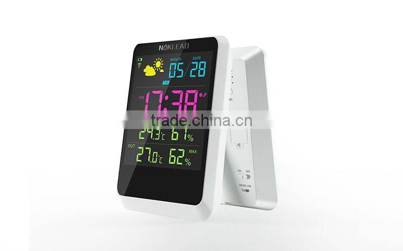 date color wireless digital weather clock