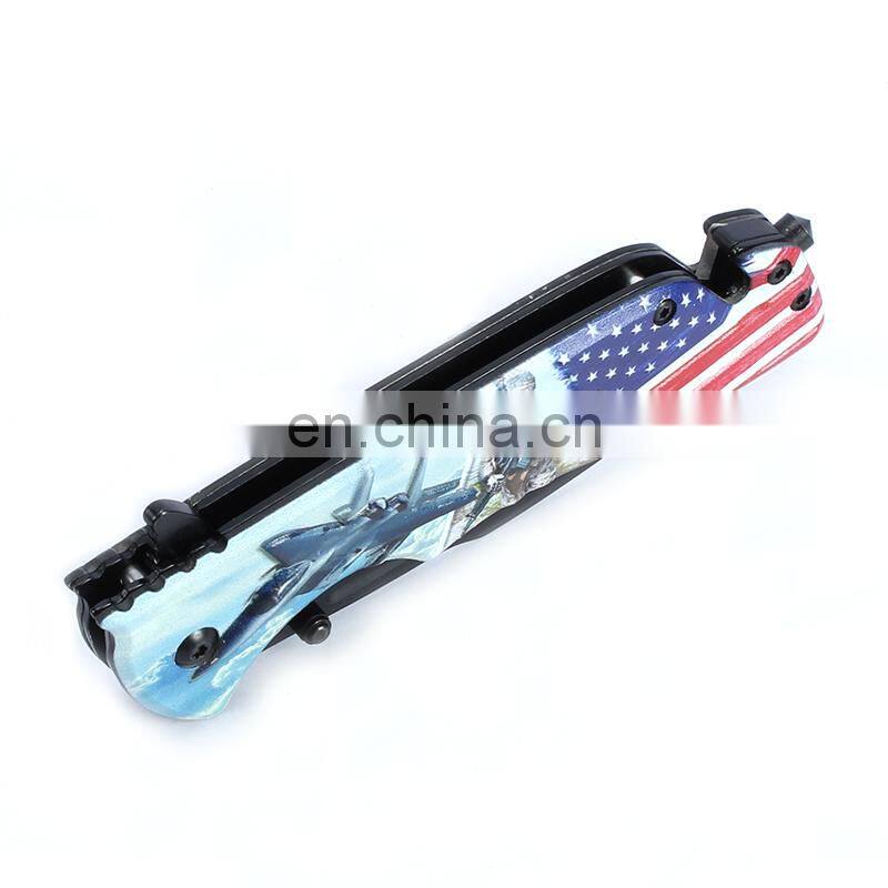 Aluminum handle 3Dprinting Outdoor Camping knives Rescue Pocket Folding knife