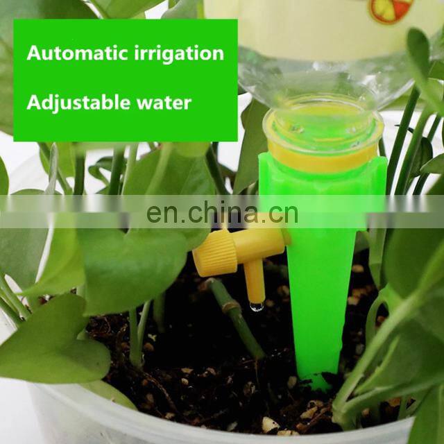 Indoor Automatic Drip Irrigation System From Bucket For Potted Plants