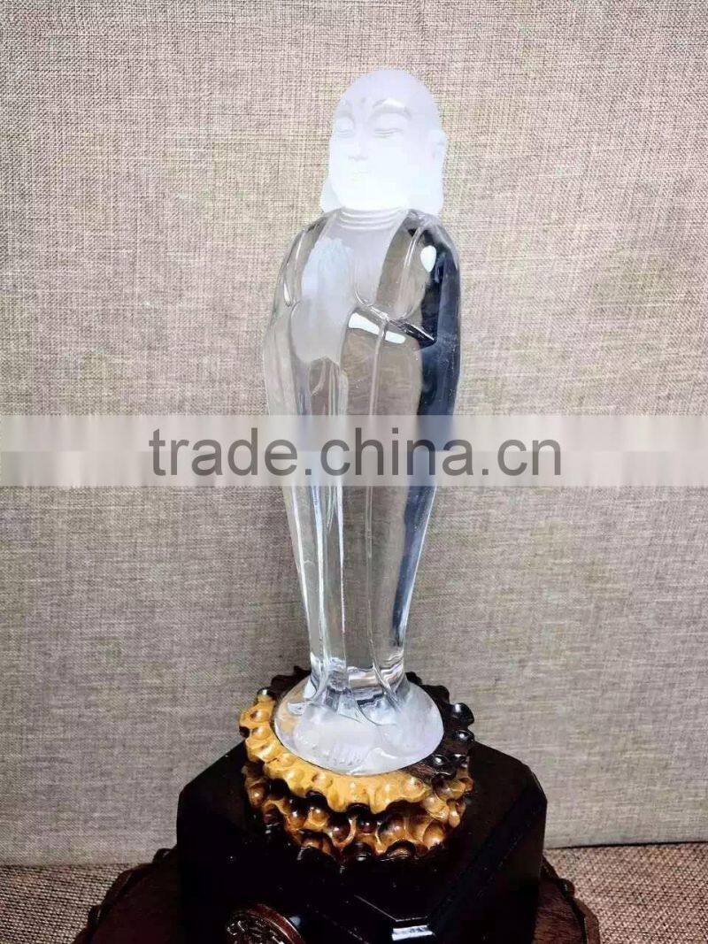 Natural Crystal Buddha / Quartz Crystal Buddha