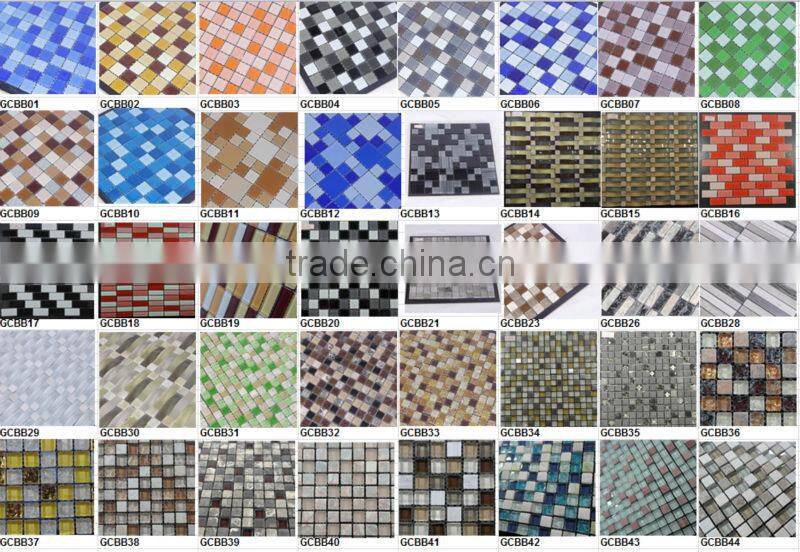 backsplash decorative glass mosaic tile