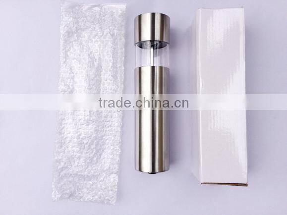 Fashion silver electric salt and pepper mill spice mill