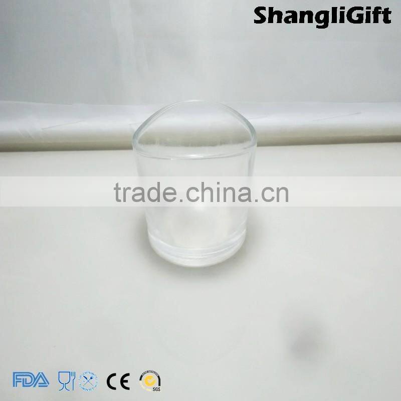 140ml Glass Candle Cup Ship Shaped Candle Jar For Religious