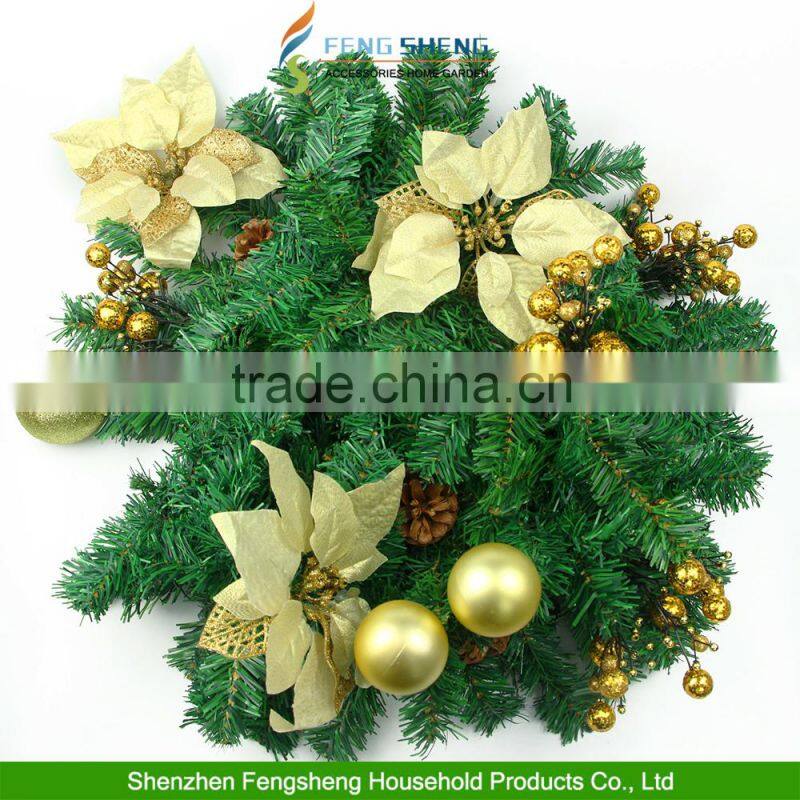 christmas wreath decoration christmas garland Holiday swag decoration Artificial