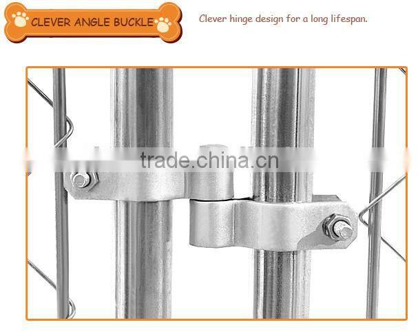 Alibaba China - fully welded 1 3/8" O.D. glavanized tubing frames 4 x 4 x 6 H Complete Kennel