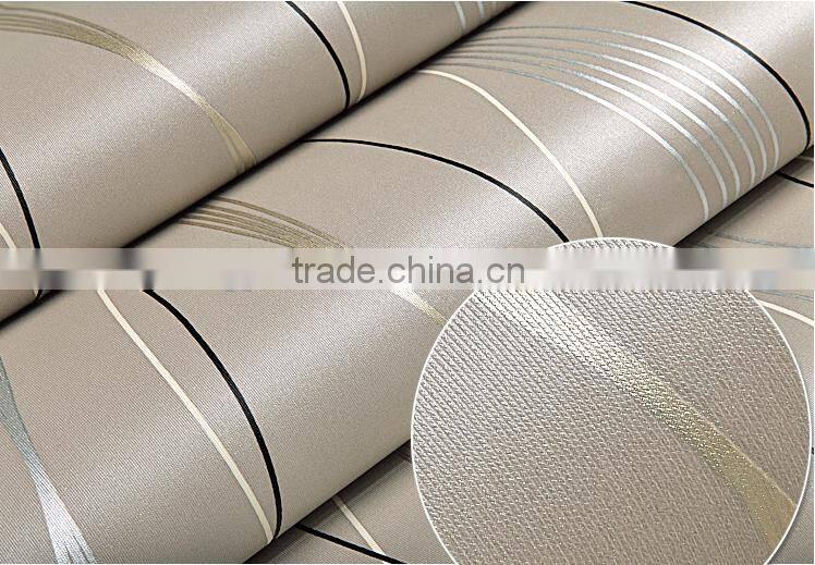 Waterproof modern minimalist curve wave wallpaper bedroom living room TV background wallpaper