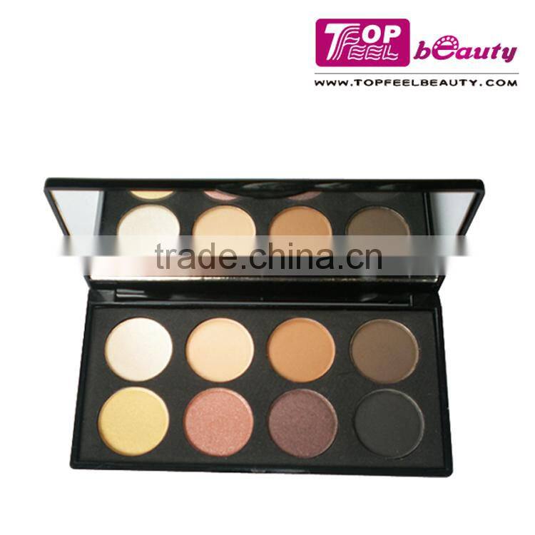 8 multi Colors oem professional eyeshadow palette makeup set