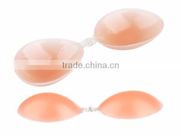 Self-Adhesive Strapless Cloth Bras Sexy girls underwear ,invisible thin silicone bra