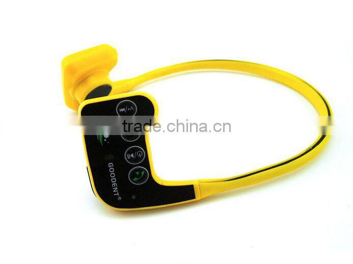 Super Advanced Bone Conduction Bluetooth Headset Mp3 Player with 8GB Memory and 10M Waterproof