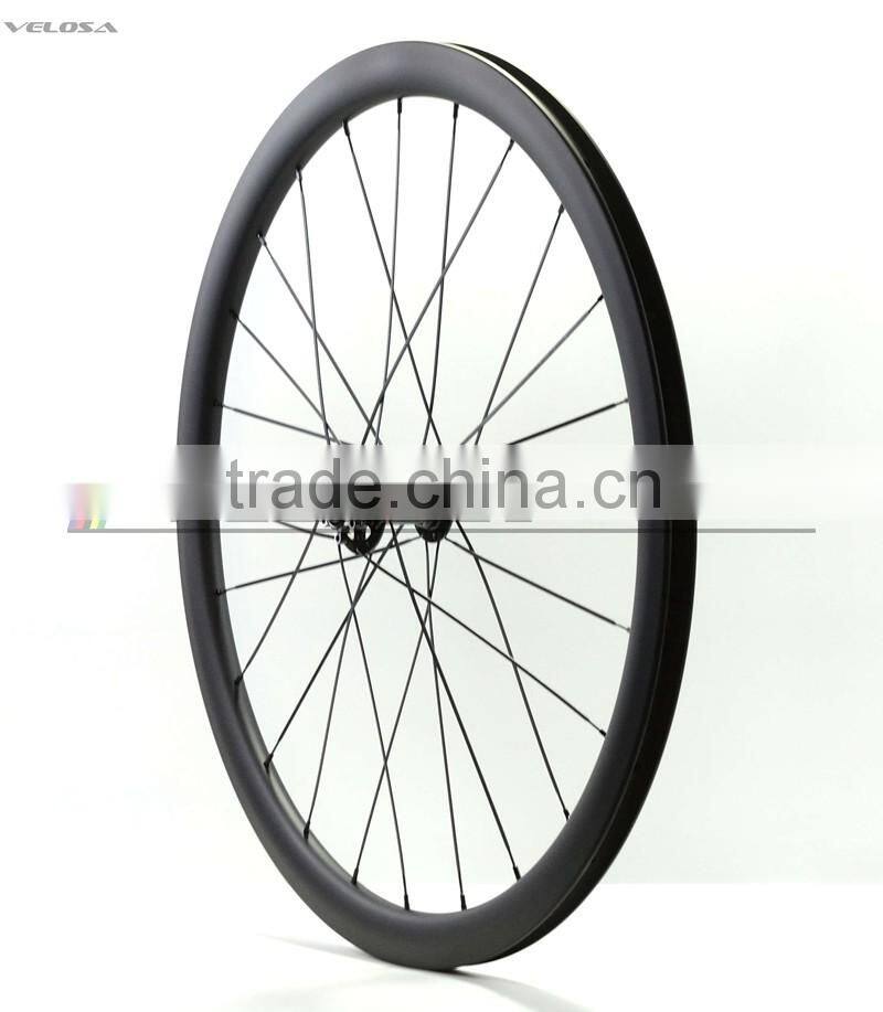hot saling 2 Years warranty road bike 30mm disc 25mm wide clincher wheel,disc braking wheel 700C wheels with novatec hub