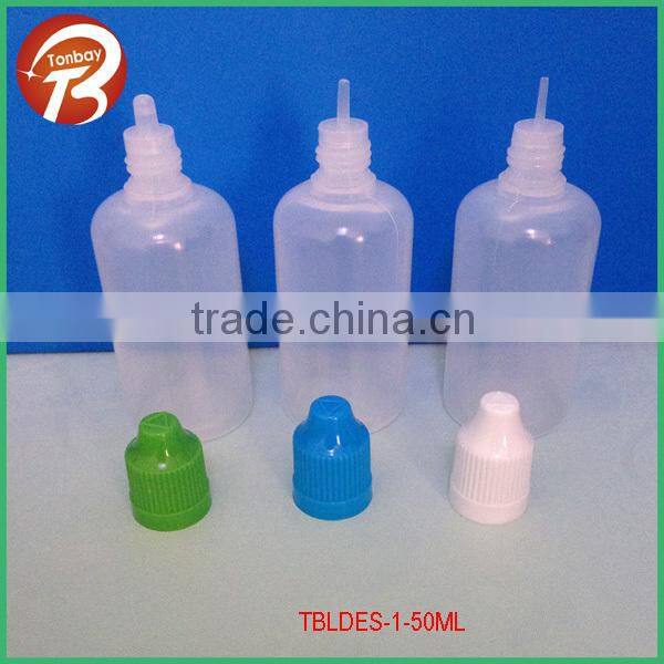 3ml LDPE long nozzle dropper bottle with childproof safety cap TBLDES-1-3ML