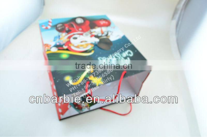 custom printed christmas recycled paper bags