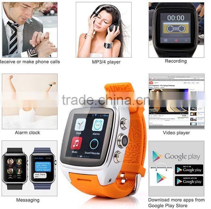 Factory Price Fashion CDMA watch phones with wifi Auto Focus GPRS Bluetooth GPS Navigation