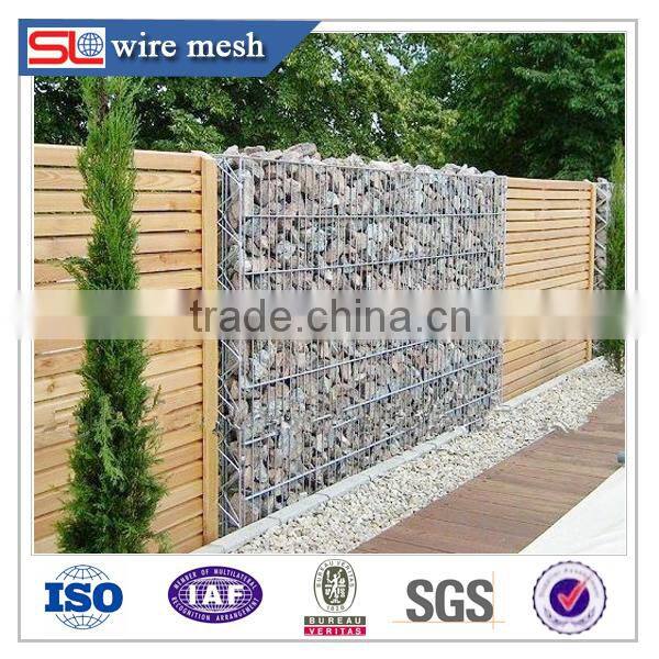 2016 gabion basket /retaining wall design/dimensions sizes for hot sale