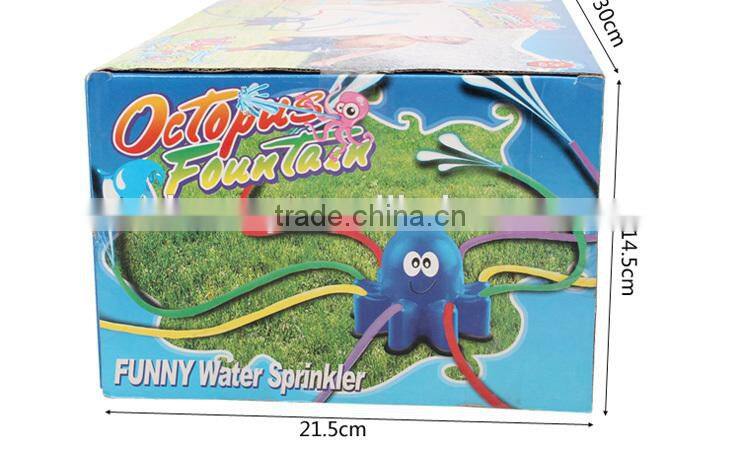 Plastic water spray octpus plastic water toy for kids