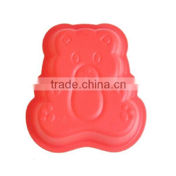 Silicone cake mold with handle