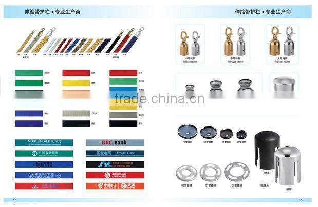 Polishing Stainless Steel Stanchion/Retractable Belt Stanchion