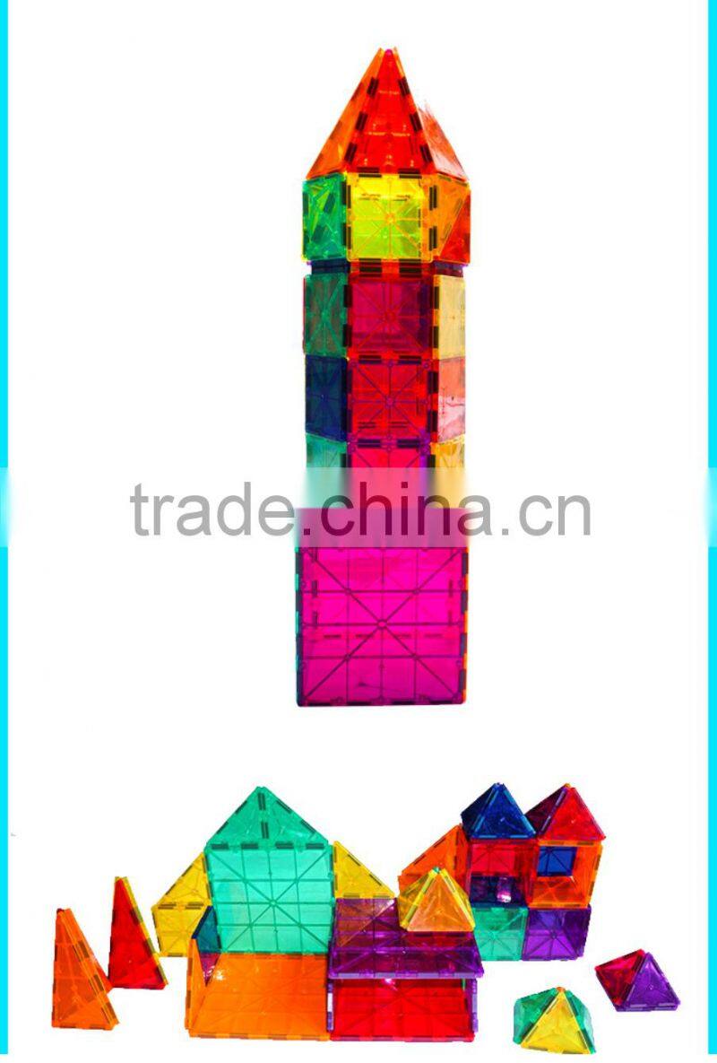 DIY Magnetic education toy for children magnetic building blocks plastic toy
