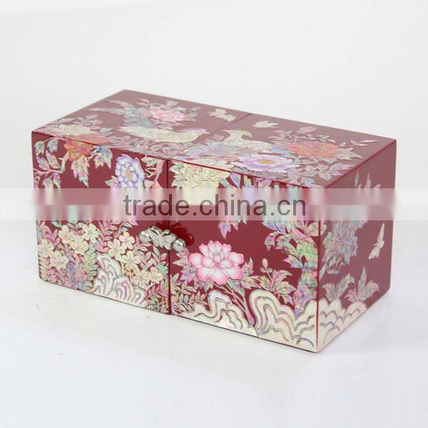 High end mother of pearl inlay boxes