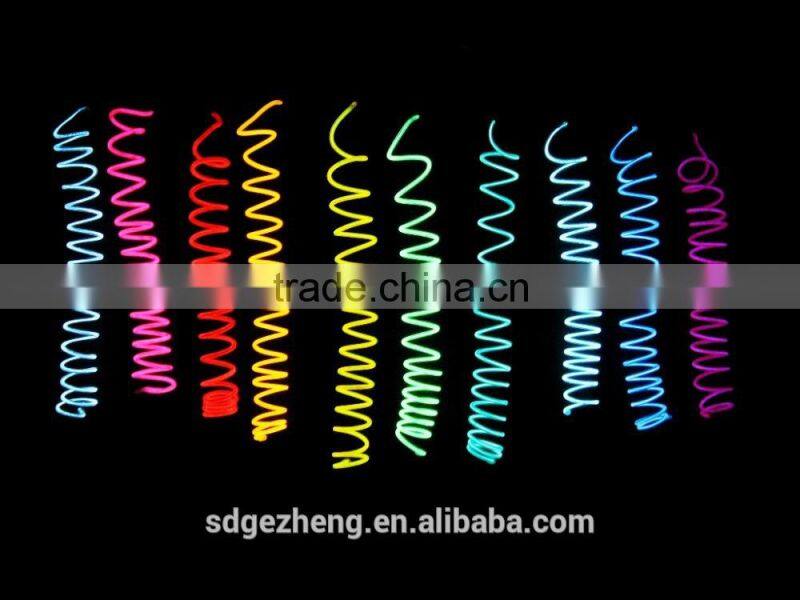 Hot sale electroluminescent wire for halloween and christmas decoration