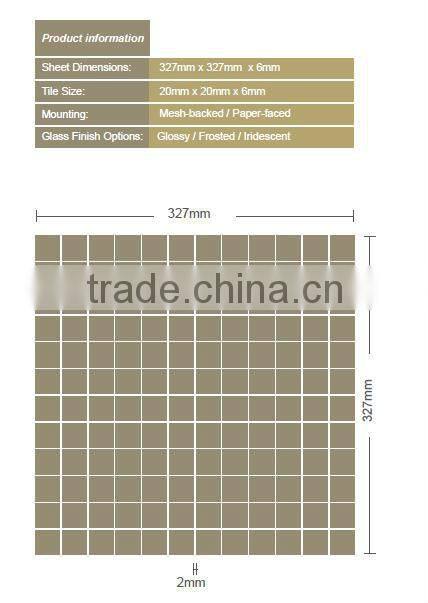 Blue Glass Mosaic for swimming pool