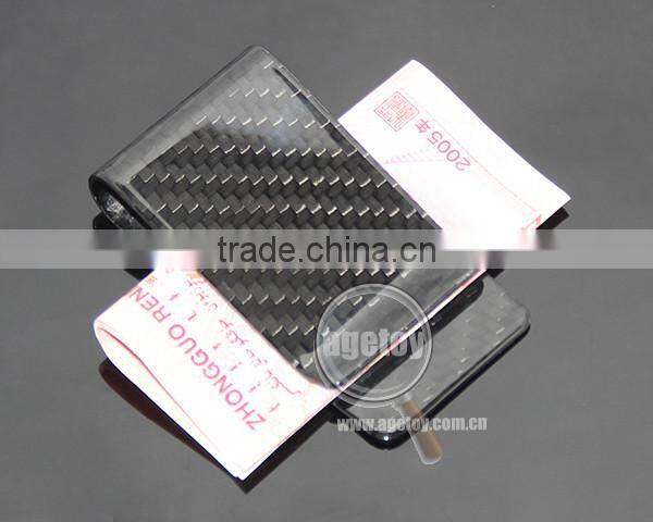 Box Packing Up-market Promotional Wholesale 100% Carbon Fiber Money Clip