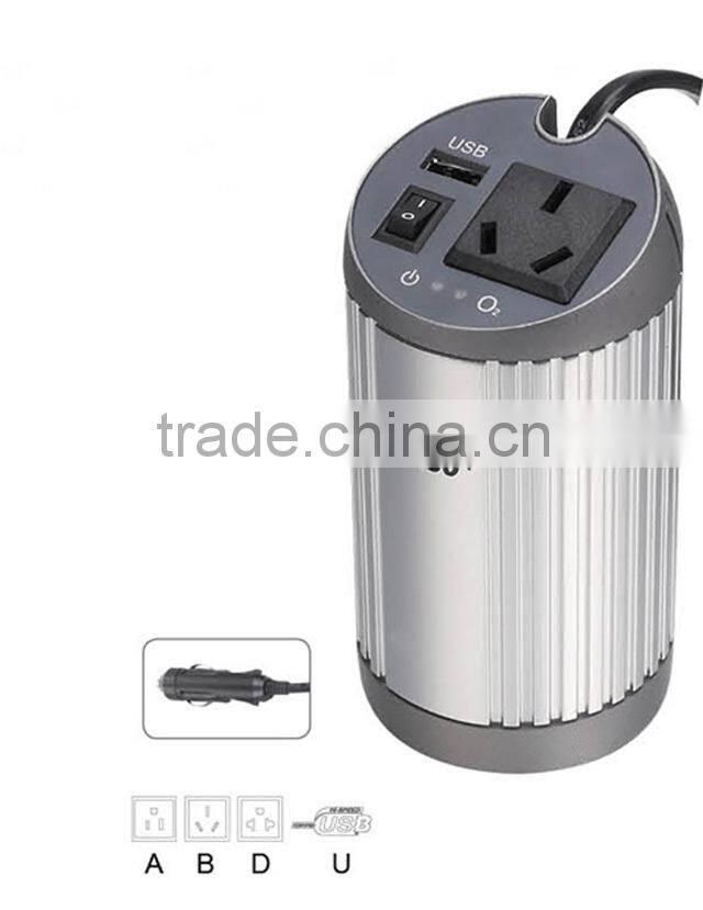 OEM round shape 150W micro inverter dc to ac power car inverter