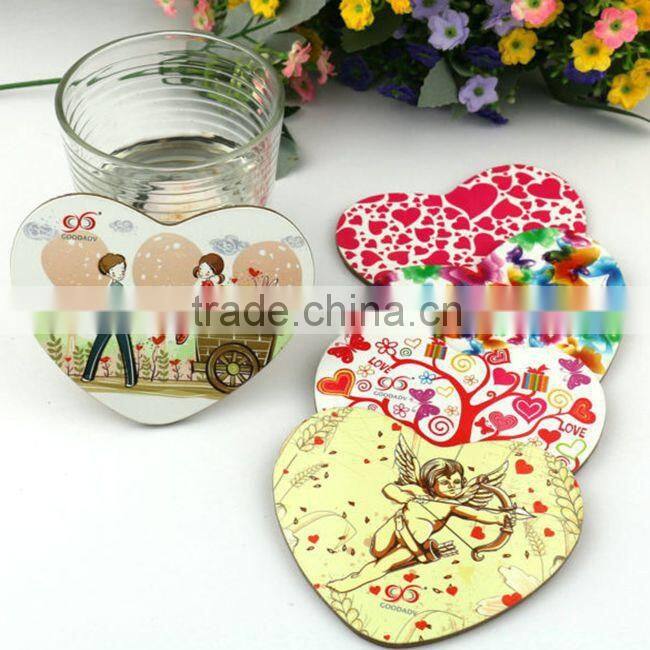 Promotional cheap printed beer glass coaster for sale