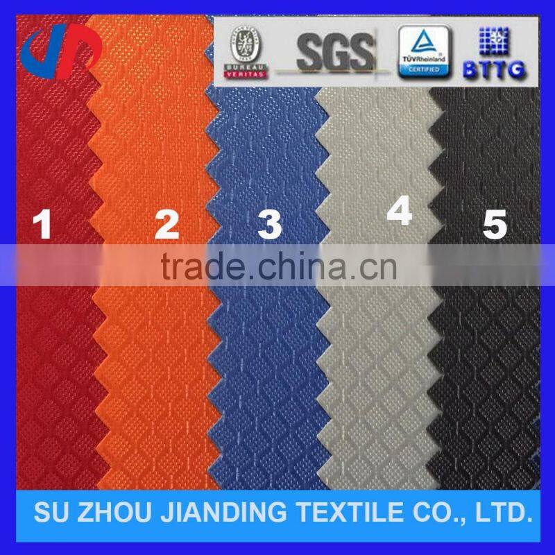 Polyester Waterproof 210d Diamond Dobby Oxford Fabric For Sport Bags