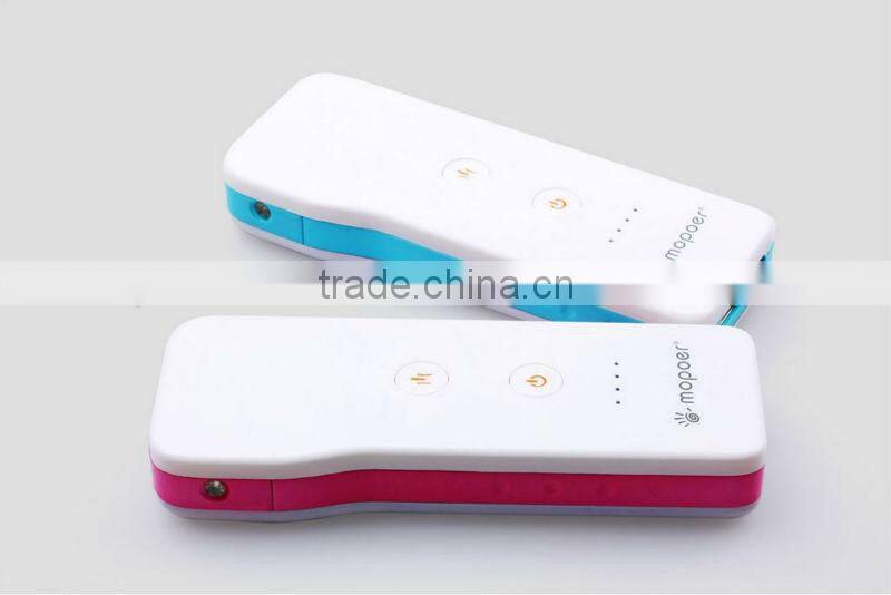 Hot selling Popular design 5200mah mobile power bank for Music Player and Other Digital Devices