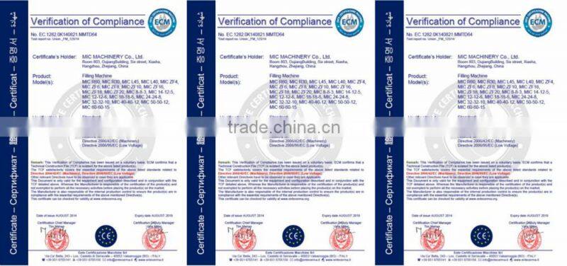 MIC-L40 use friendly and high quality automatic e liquid bottling machine