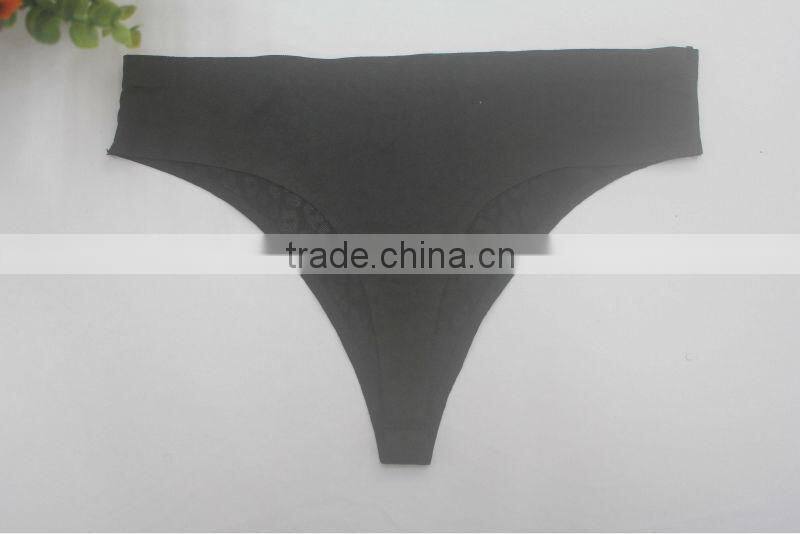Seamless Hot Models Ladies Jaquard Bonded Thongs