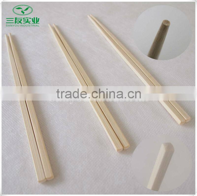 Disposable Square Bamboo Chopsticks with Round Head