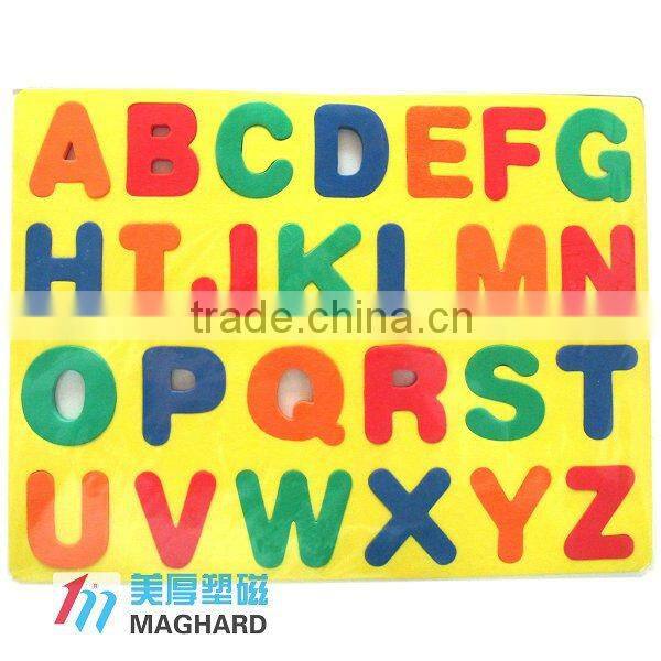 Magnetic EVA Letters/Interesting Magnetic Educational Toys,magnetic EVA game set for children