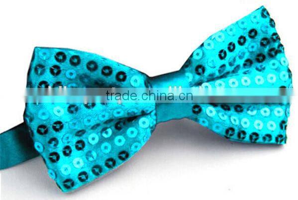 Shiny sequin bow tie