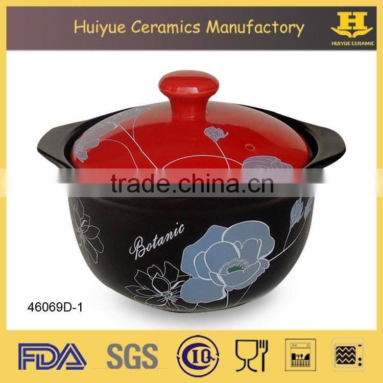 ceramic casserole cookware with customized printing