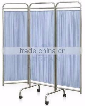 AG-SC002 with four wheels CE&ISO approved for folding hospital bed screen curtain
