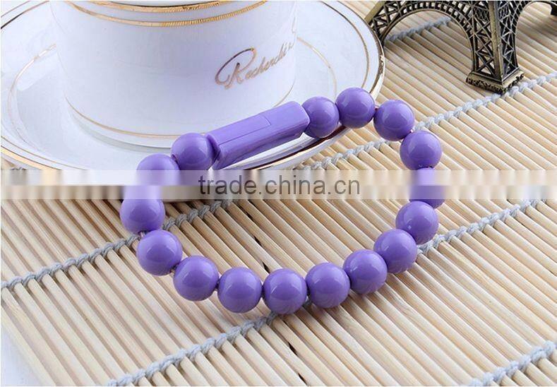 Bracelet Wristband USB Data Sync Charger Cable Bracelet Cord Mobile Usb Data Cable for Travel Usb Data Cable for Iphone 6