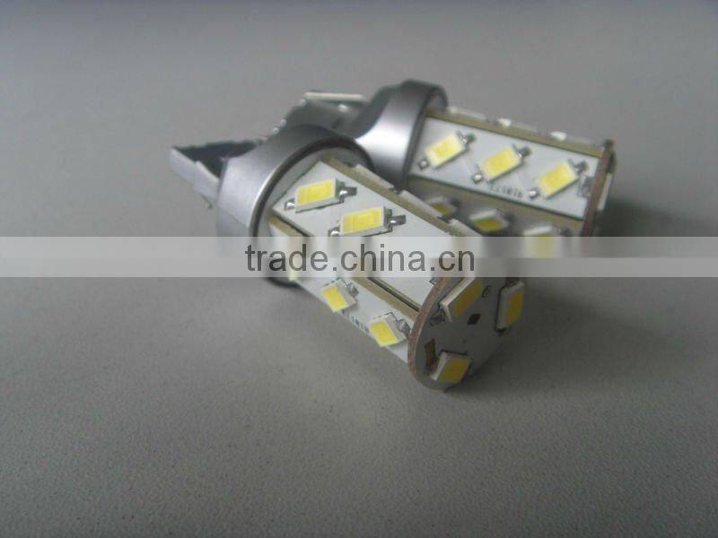 The lastest designed white T20 LED Cars Backup Reverse Lights Bulbs