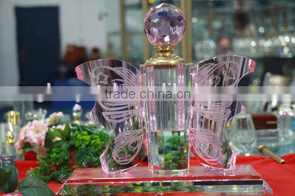 Animal Shape The Butterfly Shape Crystal Perfume Bottles