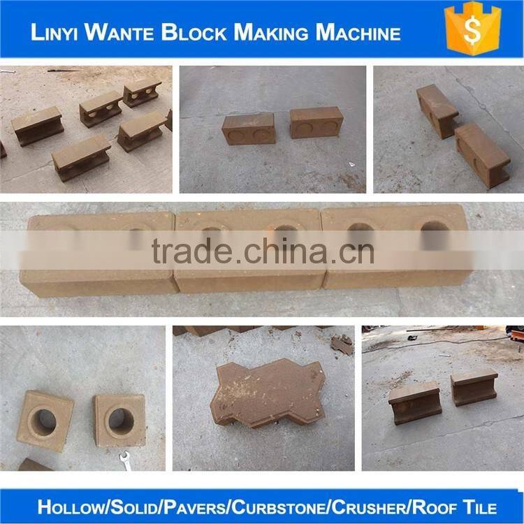 WT1-25 eco brava manual interlocking brick making machine