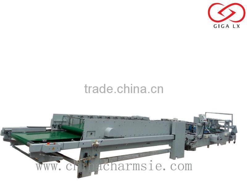 GIGA LXFG-1200 High Quality Automatic Folder Gluer Machine Offline With Carton Box Making Machine