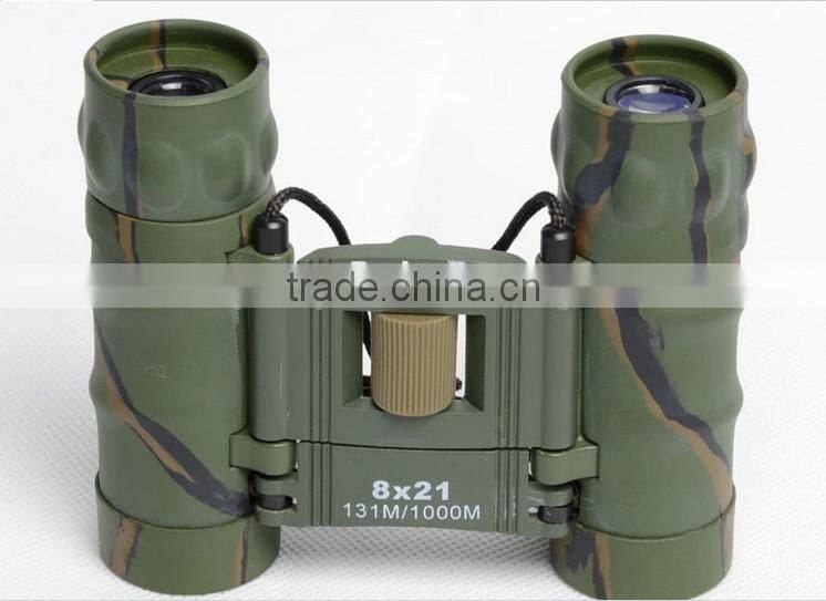 DCF 8x21 small optical foldable binoculars with high quality lens