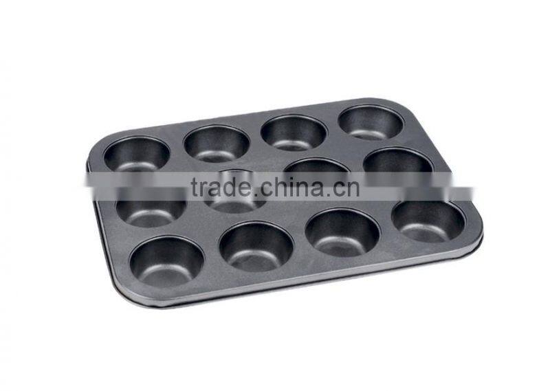 Non-stick Metal 12cup Cake Pan