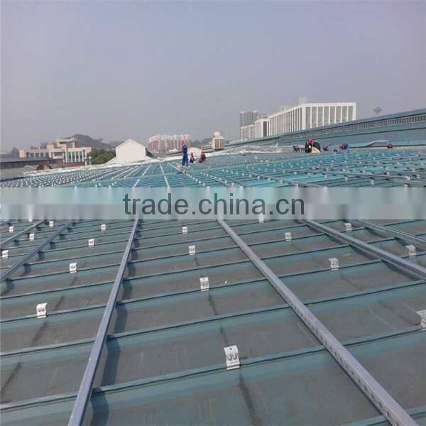 rooftop solar panel mount for seam roof