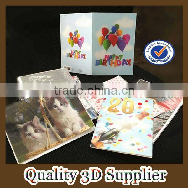3D postcard,3D postcard,plastic postcard