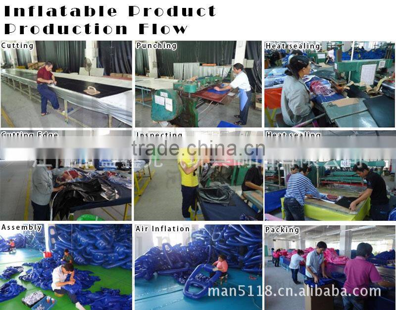 pvc flocked inflatable bed for camping