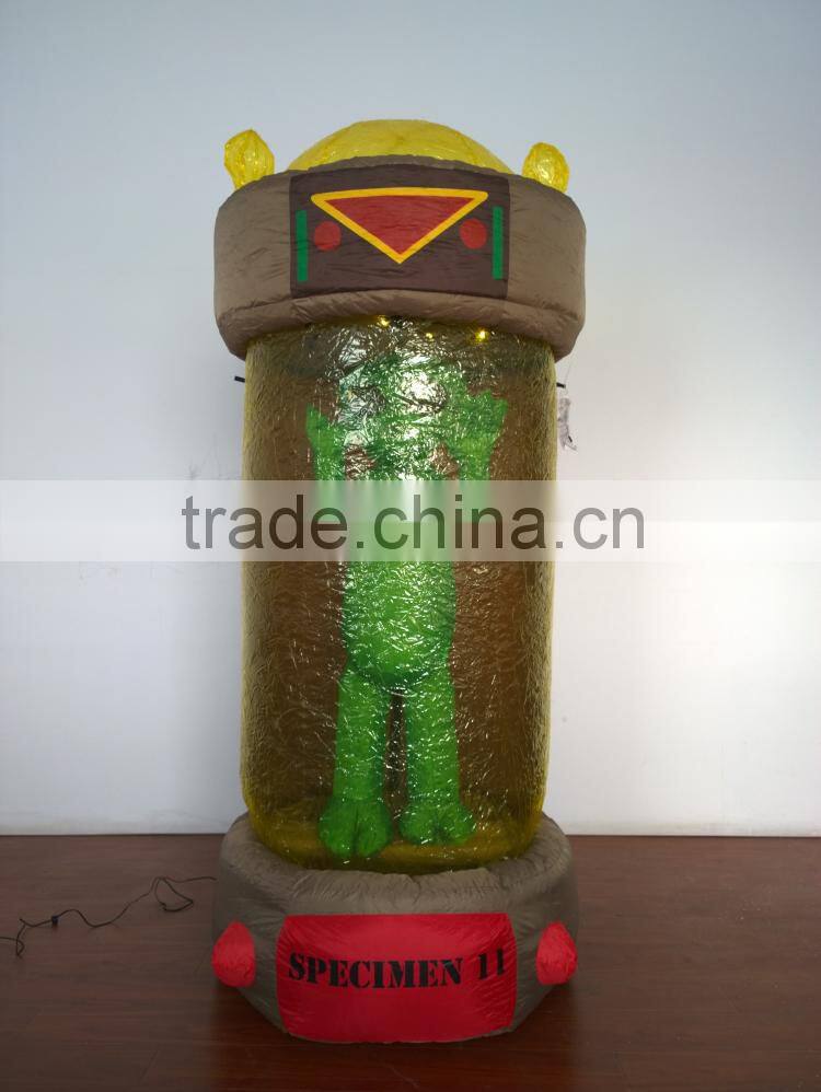 DJ-XT-18 green inflatable alien ET in the storage crazy home decoration lighted