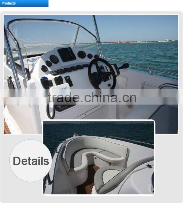 8m Fiberglass Leisure Fishing Boat ( 7500 Center Console )