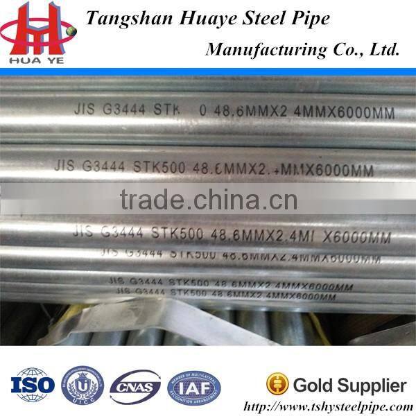 Galvanized Pipe / Galvanized steel pipes / Hot-dip Galvanized steel pipe